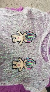 Trolls sheer crop top